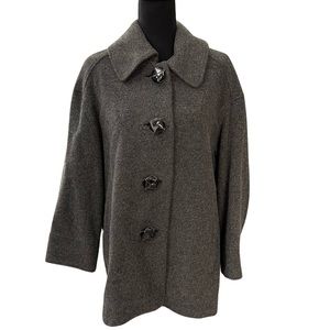 7 For All Mankind Oversized Wool Blend Coat • size XS